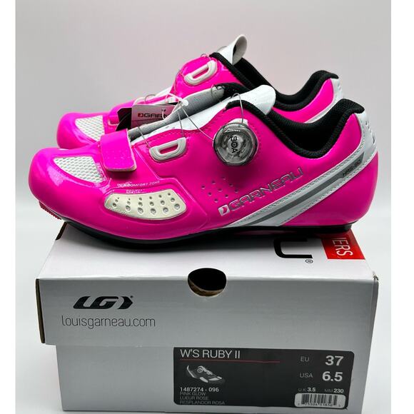 Louis Garneau Shoes - Louis Garneau W's Ruby II Pink Glow Cycling Shoes